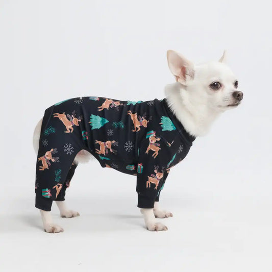 Dog Christmas Pajama - Reindeers