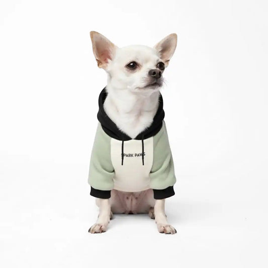 Olive Cream Dog Hoodie