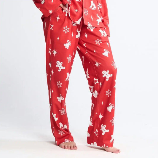 Human Pajama Pants - Red Cheer