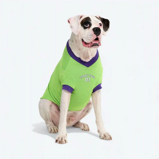 Football Mesh Jersey - Lime Green